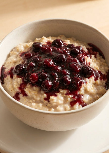 Oatmeal & Mixed Berries Compote