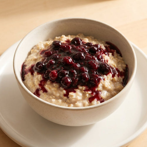 Oatmeal & Mixed Berries Compote
