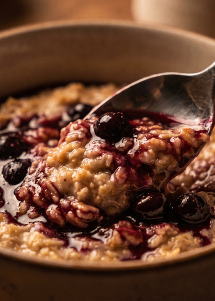 Oatmeal & Blueberry Compote