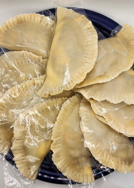 “Puerto Rican empanadilla preñá filled with meat and cheese made fresh by Chef Shaby y Su Mai in Denton Texas”