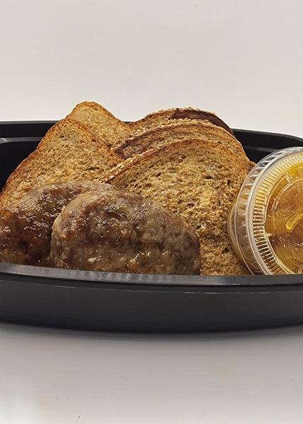 French toast topped with pineapple preserve meal prep breakfast DFW