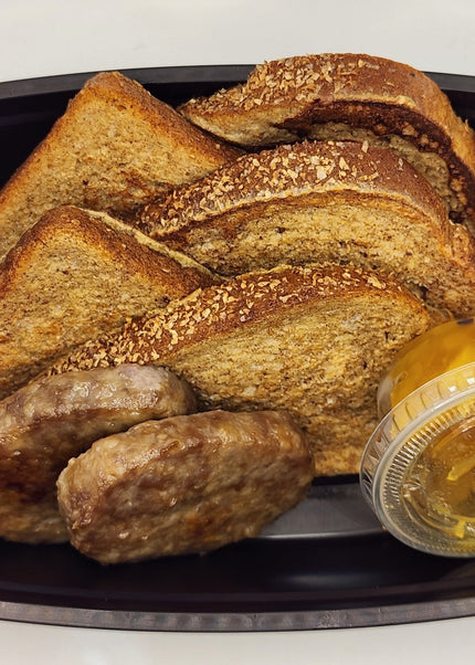 French toast topped with pineapple preserve meal prep breakfast DFW
