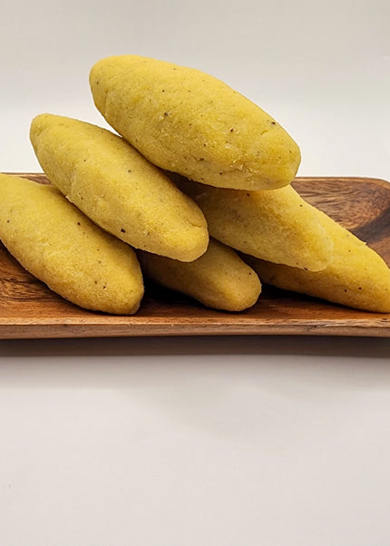 “Fresh Puerto Rican sorullitos rellenos de queso filled with cheese made by Chef Shaby y Su Mai in Denton TX”