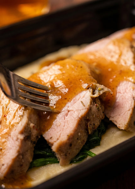 Pork with Mushroom Sauce