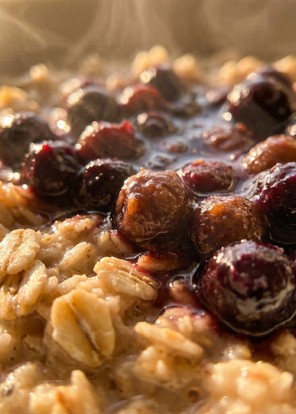 Oatmeal & Blueberry Compote