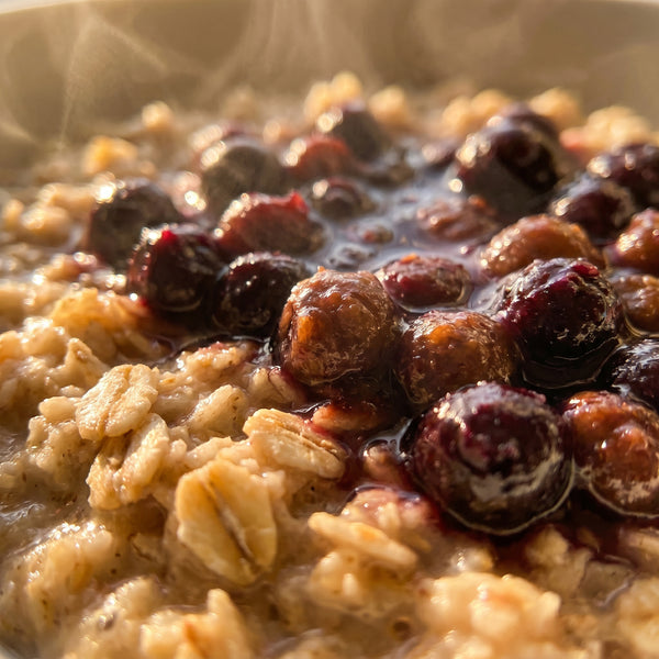 Oatmeal & Blueberry Compote