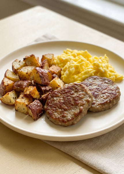 Scrambled Eggs & Cheese with Sausage