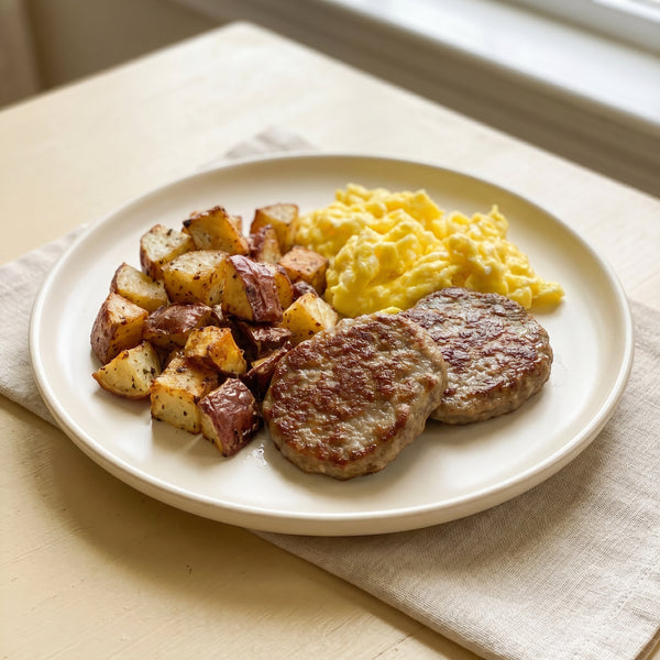 Scrambled Eggs & Cheese with Sausage