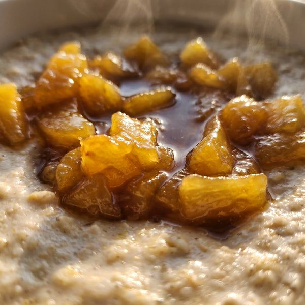 Pineapple Preserve Almond Milk Oatmeal