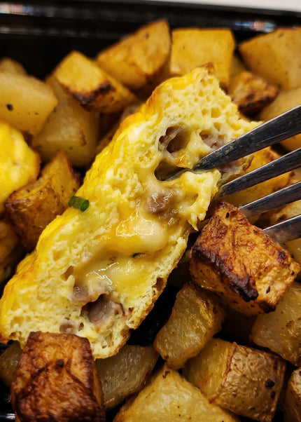 Sausage & Cheddar Frittata