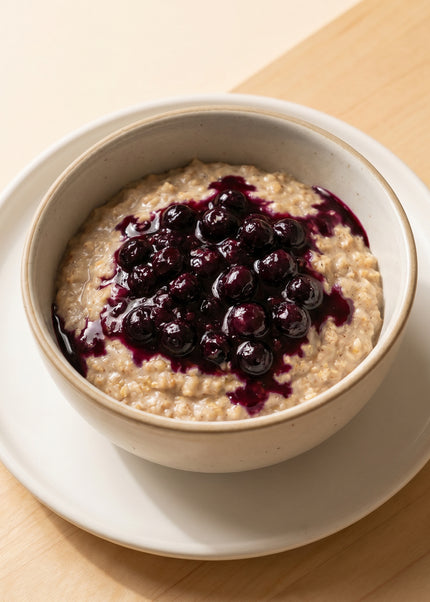 Oatmeal & Blueberry Compote
