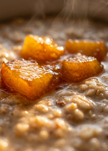 Peach Preserve Almond Milk Oatmeal