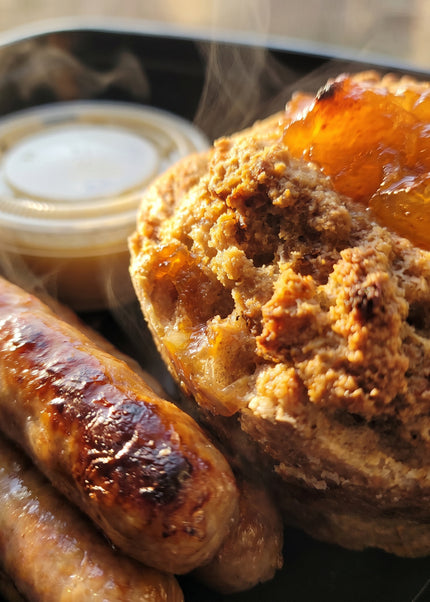 Peach Compote French Toast Casserole