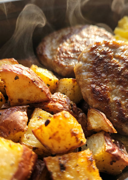 Scrambled Eggs & Cheese with Sausage