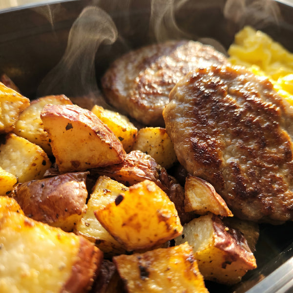 Scrambled Eggs & Cheese with Sausage