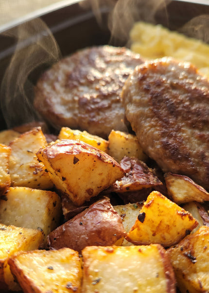Scrambled Eggs & Sausage