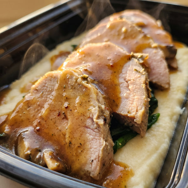 Pork with Mushroom Sauce